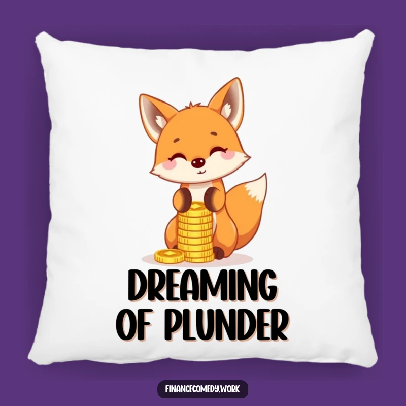 Funny Fox Pillow: Snuggle Up with This Hilarious Balancing Act