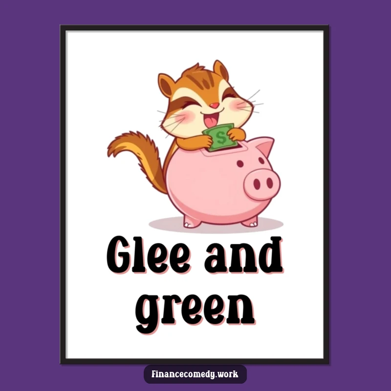 Funny Chipmunk Digital Art: Instant Funny Motivation for Savers