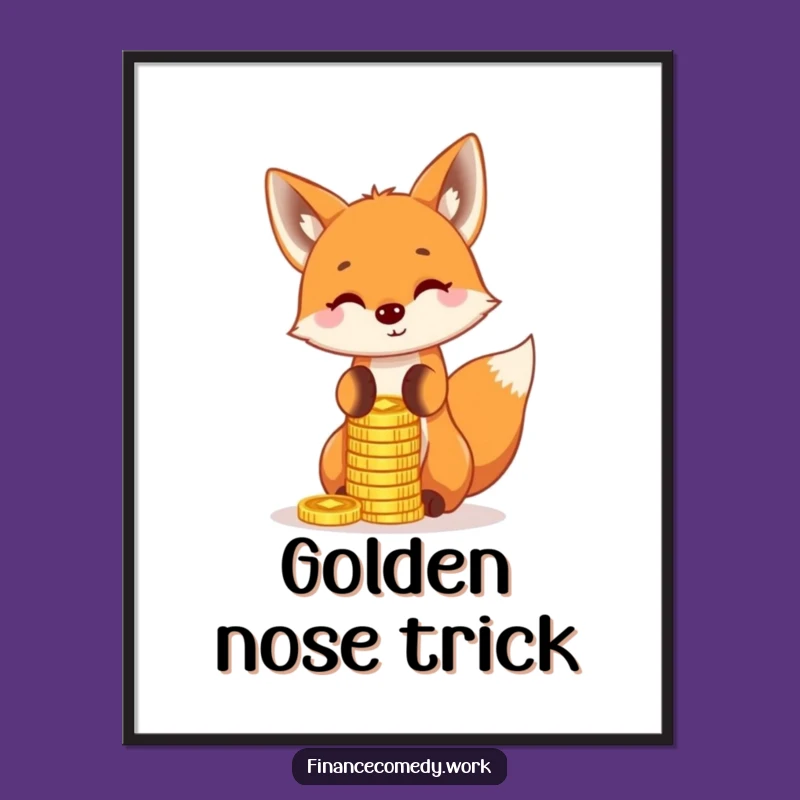 Funny Fox Digital Art: Instant Funny Skill for Your Walls