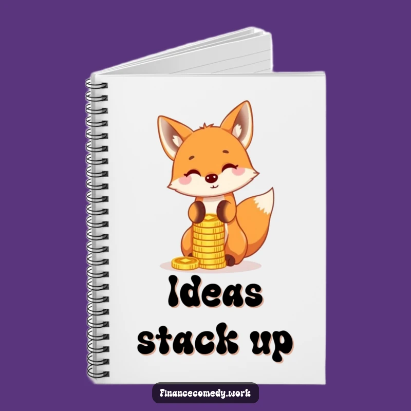 Funny Fox Notebook: Jot Down Funny Plans with This Skillful Friend