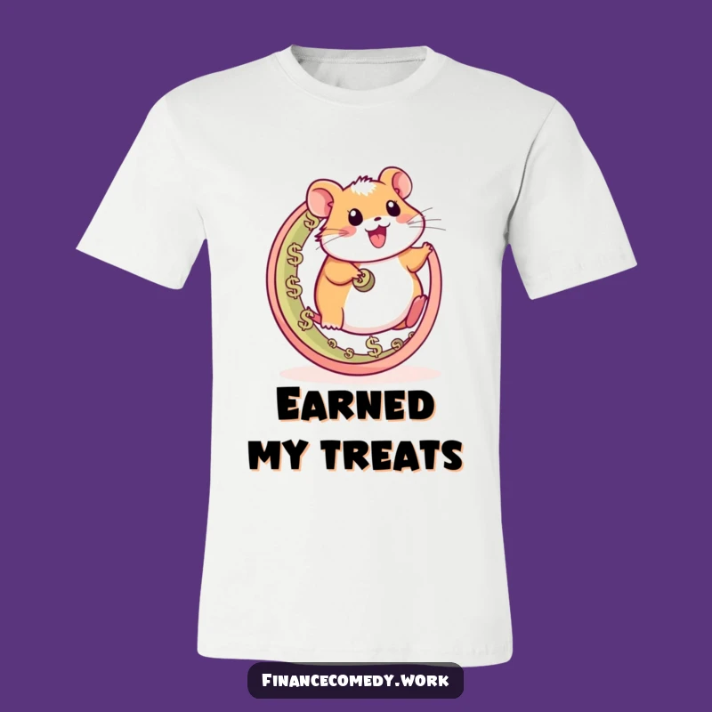 Funny Hamster Hustle T-Shirt: Wear Your Funny Drive for Success